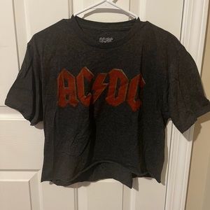 AC/DC crop top. Size medium.